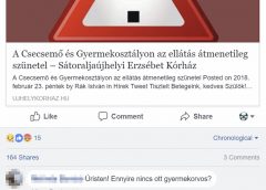 Napokon belül újra lesz ellátás a gyermekosztályon a sátoraljaújhelyi kórház ígérete szerint