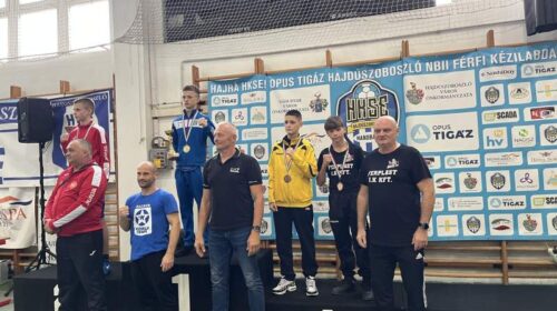 Ajkai sikerek a ringben: Madár Réka aranyérmes, Gáspár Erik bronzérmes a Hajdúszoboszlói Országos Bajnokságon