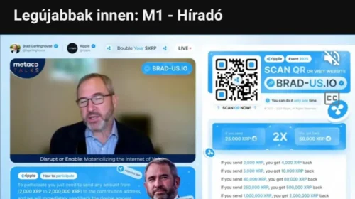 M1 HÍRADÓ FELTÖRTÉK? Kriptovaluta csalás élőben az állami tévé csatornáján?