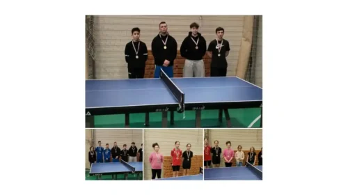 Négy aranyéremmel zártak az ajkai asztaliteniszezők az Ifjúsági Megyebajnokságon