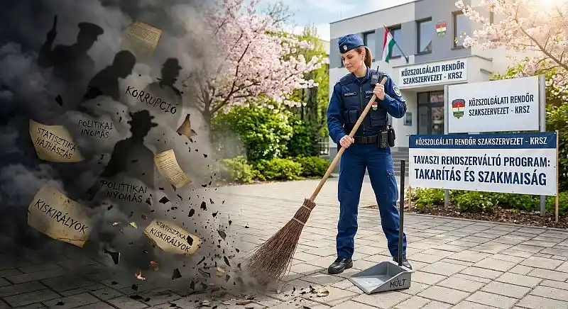 Tavaszi tisztogatást és szervezeti rendszerváltást hirdetett a Közszolgálati Rendőr Szakszervezet